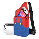 Bolso Cruzado Para Nintendo Switch - Mario Bros