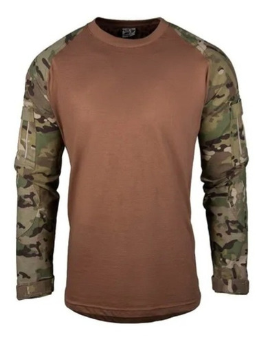 Camiseta Remera Táctica Bajo Chaleco Multicam