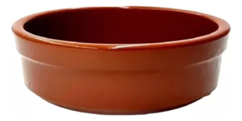 Cazuela Recta Tartera Barro Esmaltada Terracota 27cm Blum