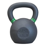 Pesa Rusa Kettlebell Fundición 24kg X Unidad Color Negro