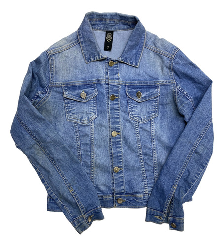 Campera De Jean Para Dama Talle Small Marca Jj