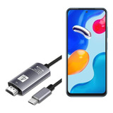 Cable Boxwave Para Xiaomi Redmi Note 11s - Hdmi Usb-c
