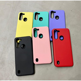 Funda Rigida Motorola Moto G8 Power Lite + Templado Recto