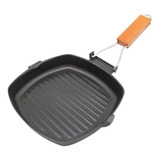 Plancha Grill Antiadherente Sartén 24cm Hierro Cuadrada  