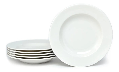 Plato Hondo 23 Cm Porcelain Premium Rak Banquet M