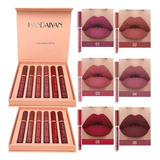 Rt Handaiyan Sexy Matte Velvet Lip Gloss Longa Duração 12pcs