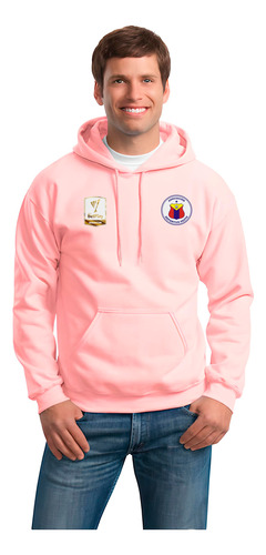 Buzo Hoodie Con Capota Pasto Liga Futbol Deportivo Correr