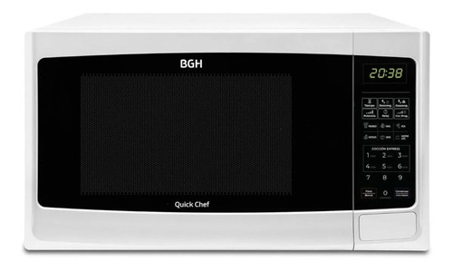 Microondas Bgh Quick Chef B120db9 Blanco 20l 330120