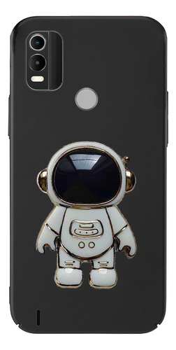 Funda Para Nokia C21 Plus Plano Suave Astronautas [u]