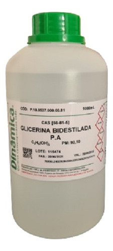 Glicerina Bidestilada Pa 1l - Dinamica