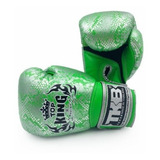 Guantes De Boxeo Top King  Snake  - Verde - Modelo Especial