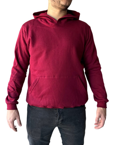 Buzo Canguro Hoodie Lisos Colores Adulto Niño Unisex