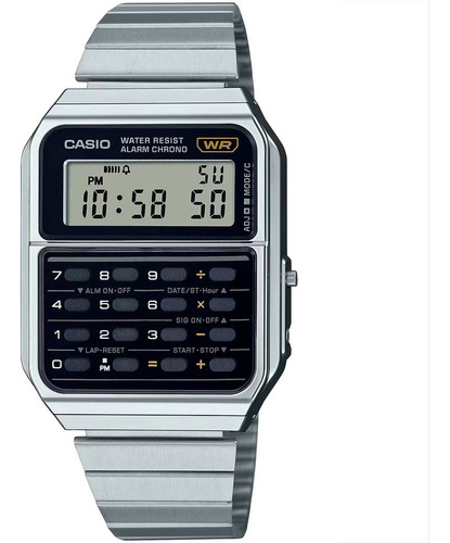 Relógio Casio Vintage Ca-500we-1adf *calculadora