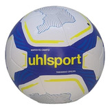 Bola Campo Uhlsport Match R1 2024 Branco E Azul