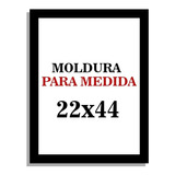  44x22 Moldura Sob Medida  Com Vidro