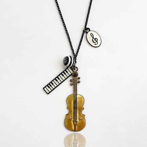 Collar Instrumentos Musicales + Estuche Dayoshop