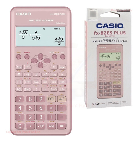 Calculadora Científica Casio Fx-82es Plus 2ed Rosada Origina