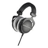 Fone De Ouvido Over-ear Beyerdynamic Dt 770 Pro 80 Ohm Preto E Cinza