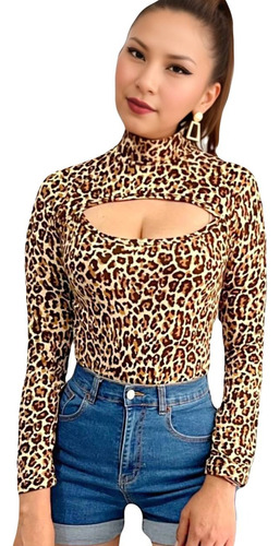 Body Pantiblusa Para Dama Animal Print