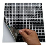 Hermoso Mosaico Adherible 3d Premium Cuadros Negro 15 Piezas
