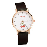 Reloj Para Mujer Gaiety De Estilo Coreano Con Bonitas Frutas