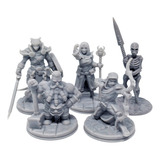 Kit 10 Miniaturas De Rol A Elección (impresion 3d En Resina)