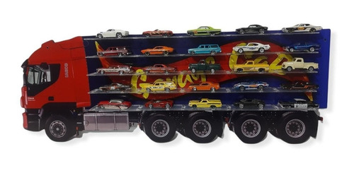 Estante Suporte Hot Wheels Carreta 25 Carrinhos