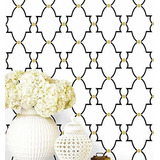 Papel Tapiz - Timeet Trellis Wallpaper Stick And Peel Wallpa