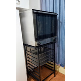 Horno Convector Santini Mc600 Doble Turbina + Base + 4 Band.