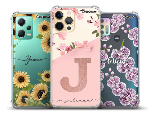 Capa Capinha Case Floral Para iPhone Escolha O Modelo