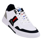 Tenis Casual Hombre Blanco Tacto Piel Clasben 06903931