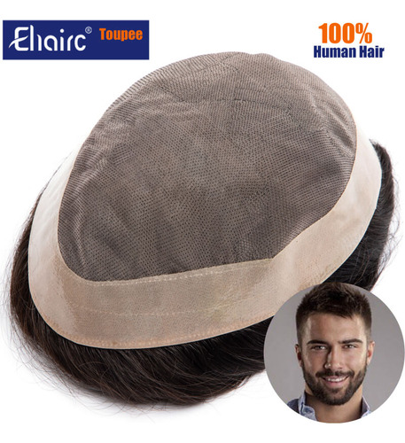 Prótesis Capilar Masculina Echo - Tupé Para Hombre Mono Y Pu