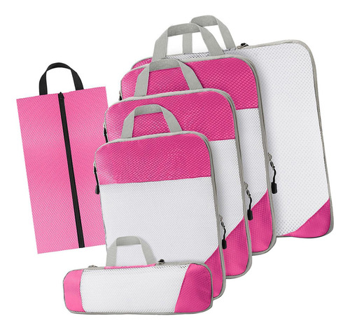 Conjunto De 6 Bolsas De Compresión Para Organizar Tus