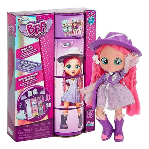 Muñeca Bff Wabro Cry Babies Coleccionable Sorpresa Katie