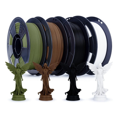 Paquete De Filamentos 3d Pla Mate 1.75mm 4 Unidades Colores | Meses sin interés