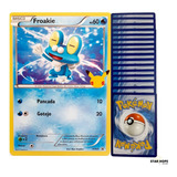 Carta Pokémon Froakie Grande Jumbo Promo + Brindes