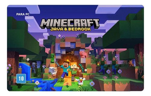 Minecraft: Java & Bedrock Edition  Microsoft Key Pc Digital 