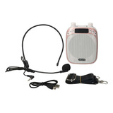 Amplificador Con Micrófono Con Cable Recargable De Voz M-88
