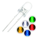 200 Piezas Led Ultrabrillante 5mm 5 Colores