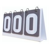 Flip Score Board Marcador Juegos De Equipo Portátiles Gris