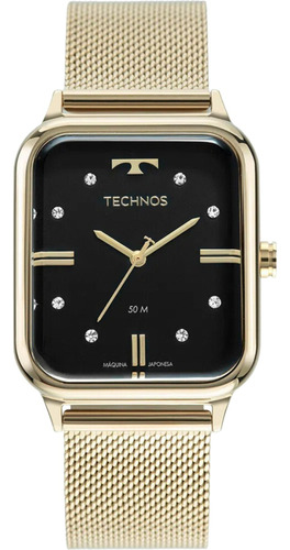 Relógio Feminino Technos De Pulso Style Dourado 2039cq/1p