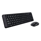 Kit Mouse E Teclado Logitech Mk220 Sem Fio Pto