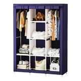 Económico Closet Perchero Muebles Para Ropa,ropa Vitrina Color Azul Oscuro