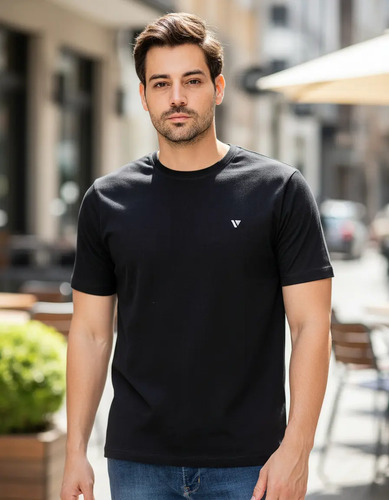 Camiseta Masculina Camisas Slim Voker 100% Algodão Atacado | MercadoLivre