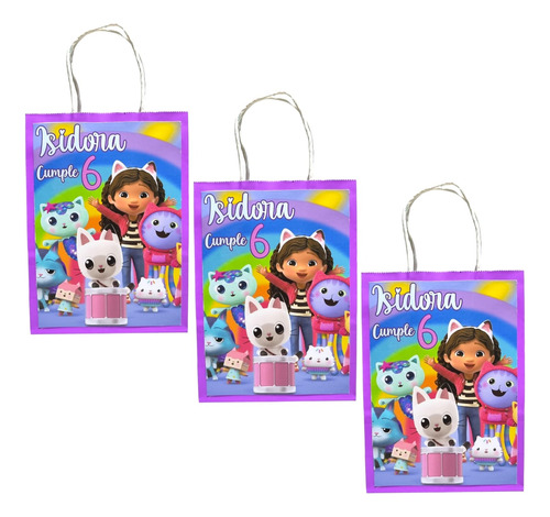 Bolsas Dulceras Cotillon Tematicas Personalizadas X12 Unidad