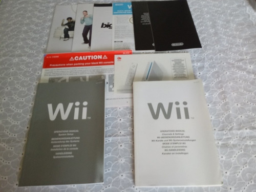 Wii Manuais Originais. # 2360