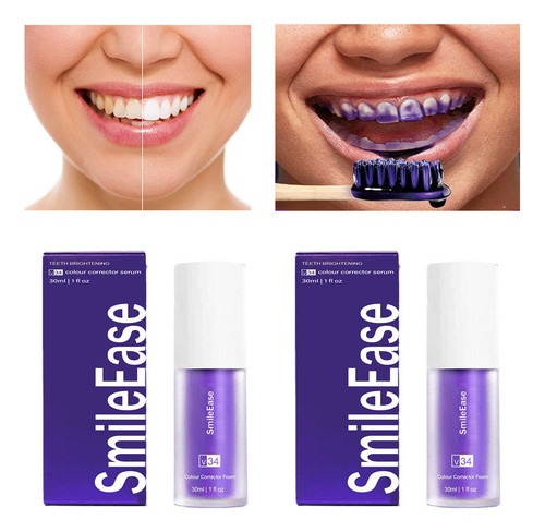 Creme Dentário Branqueador Smile Soothing V34/restoreation*2