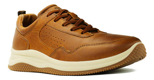 Tenis Urbano Flexi Tan Caballero Antiderrapante Casual 25-29