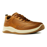 Tenis Urbano Flexi Tan Caballero Antiderrapante Casual 25-29