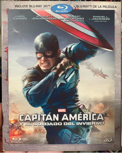 Blu-ray Capitán America Y El Soldado Del Invierno 3d